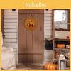 Thanksgiving Turkey Round Door Sign Decor Featuring Rustic American Style Charm