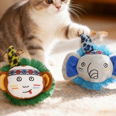 Jouets, Jouet interactif pour chats avec pompon et herbe à chat, Jouet à mâcher et , Divertissement