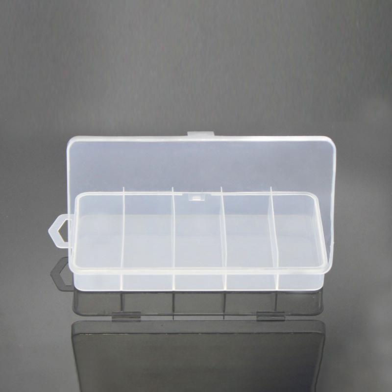 5 Compartments Fishing Tackle Box Storage Case Fly Fishing Lure Spoon Hook Bait Case Boxes Fishing Accessories Tools