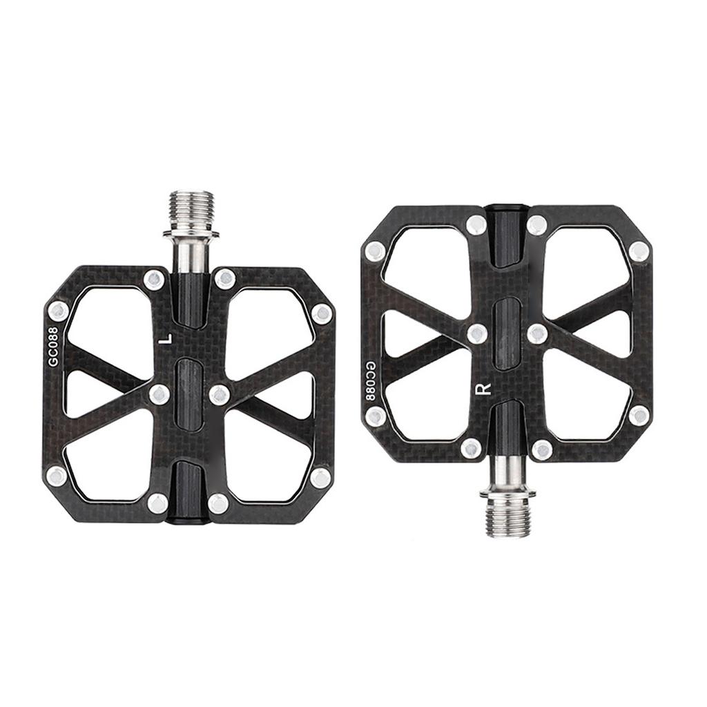 Pedal, 3 Bearing Anti Skid Mountain Bike Flat Pedal for All Terrain Riding