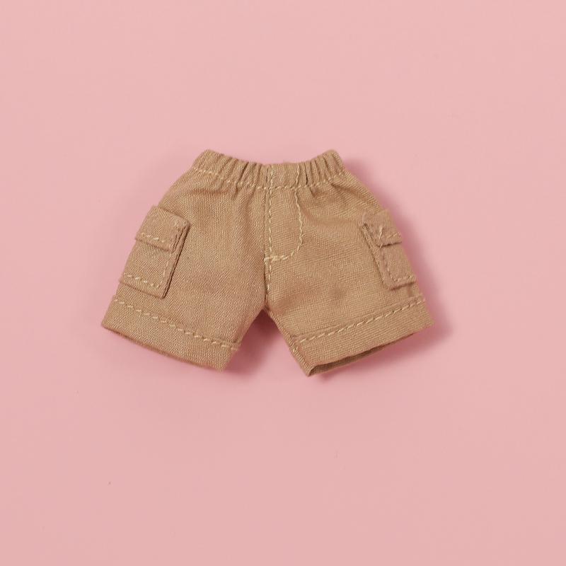 Handmade Ob11 Doll Pants Clothes Doll Grid Pattern Jeans Shorts Doll Accessories For Penny, Molly, Obitsu11,Gsc 1/12 Bjd Dolls