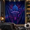 Duvara Asılan Goblen Toronto Maple Leafs Baskılı Kumaş Salon Yatak Odası Ev Dekorasyonu İçin
