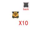 MOC Medieval Building Blocks Soldier Figures Weapons Accessories Armor Shield Flag Transport Ox Horse Mini Brick Toy Gift X010