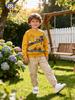 Kinder Cartoon Graafmachine Print Lange Mouwen Hoodie voor Herfst/Winter