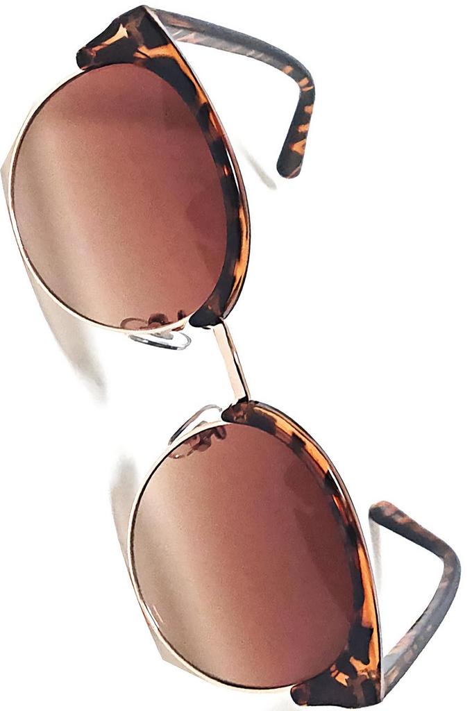 Bliss Leather Demi x Brown Half Thermont Full for Men and Thermont Black Plastic Full Cell Combination Retro Sunglasses, Style, Rim, Women,