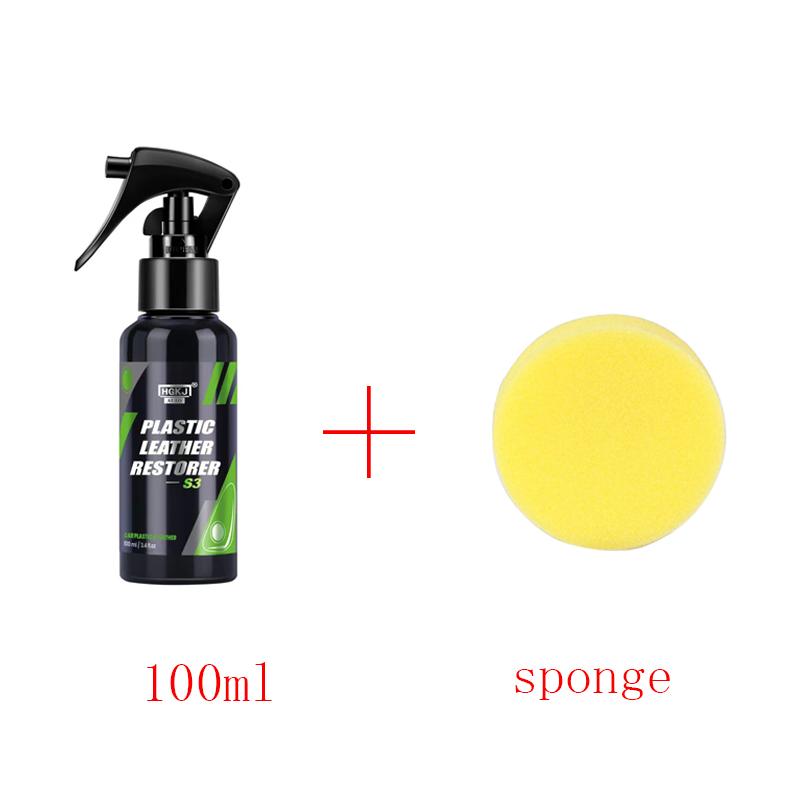 Auto-Innenteile, Leder, Kunststoff, Renovator, erfrischender Restaurator, Schaumreiniger, Spray, Sanierungspaste für