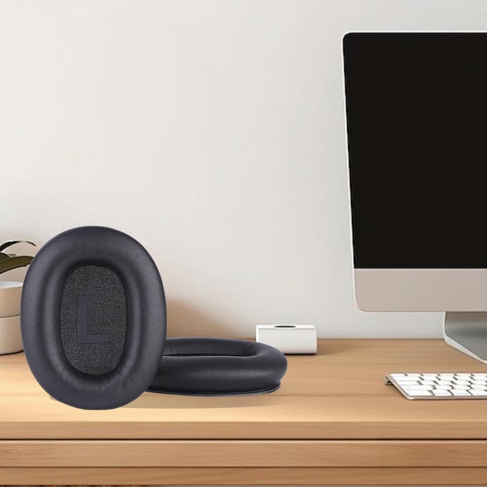 1 Pair Replacement Ear Pads Cushions Noise Isolation Memory Foam Headphone Earpads Headset Ear Cushions for MPOW H12 ANC Headset