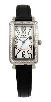 Pave-Uhr T9935SS Schwarz Damen