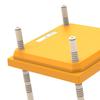 15W Chick Cage Heater with Acrylic Plate Ease of Cleaning Chick Coop Heater Adjustable Height and Angle for Chicks