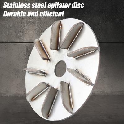 Farm Animal Hair Scrapers Stainless Steel Hair Remover Disc Pigs Cattle Sheep Horses Hair Removing Tool