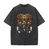 Anime Jujutsu Kaisen Geto Suguru Printed Tshirt Mens and Womens Washed Tshirt High Quality Vintage Cotton Tshirt Top