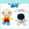 Family Guy Plush Toy Hilarious Cartoon Stuffed Animal For Fans 18*18cm Short Plush Pp Cotton Filling Net Bag Packaging Funny Characters