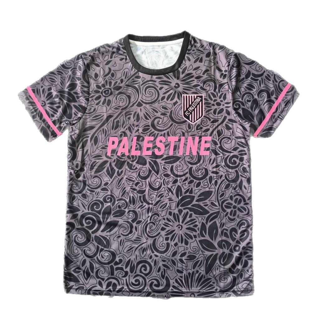 Retro Arabisch Fan Voetbalshirt Palestina - Pakistan Editie