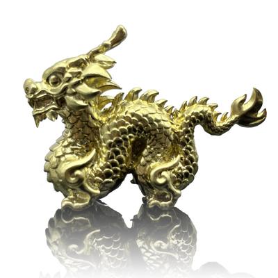 RemeeHi Dragão Cobre Feng Shui Boa Sorte Zodíaco Sorte Reiwa Feng Shui Auspicioso Bom Bom Feng Shui Feng Aumento Dourado Pequeno Dragão Dourado