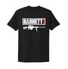 Barrett Ammunition Guns Firearms Logo Unisex Black T-Shirt Unisex T-Shirt