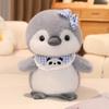 Cute bib little penguin doll plush toy zoo emperor penguin doll children soothing doll