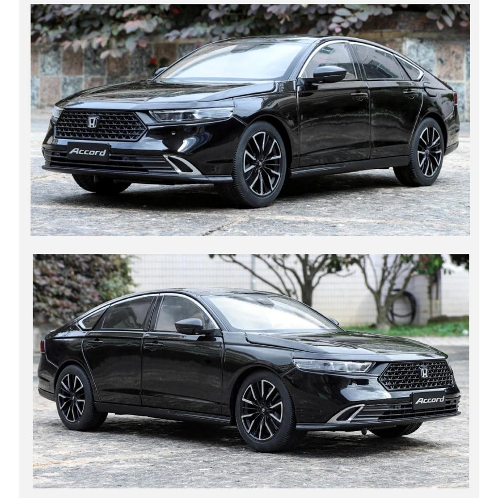 1/18 Honda Accord Alloy Die Cast Car Model Seat Adjustment Tire Shock Absorbing Collection Ornaments Birthday Gift