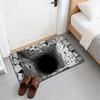Non-slip Optical Illusion Doormat 3D Flat Bedroom Door Rug Creativity Bathroom Carpet  Home Decor