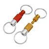 Outdoor Tool Metal Rotating Detachable Keychains Quick Release Keyrings