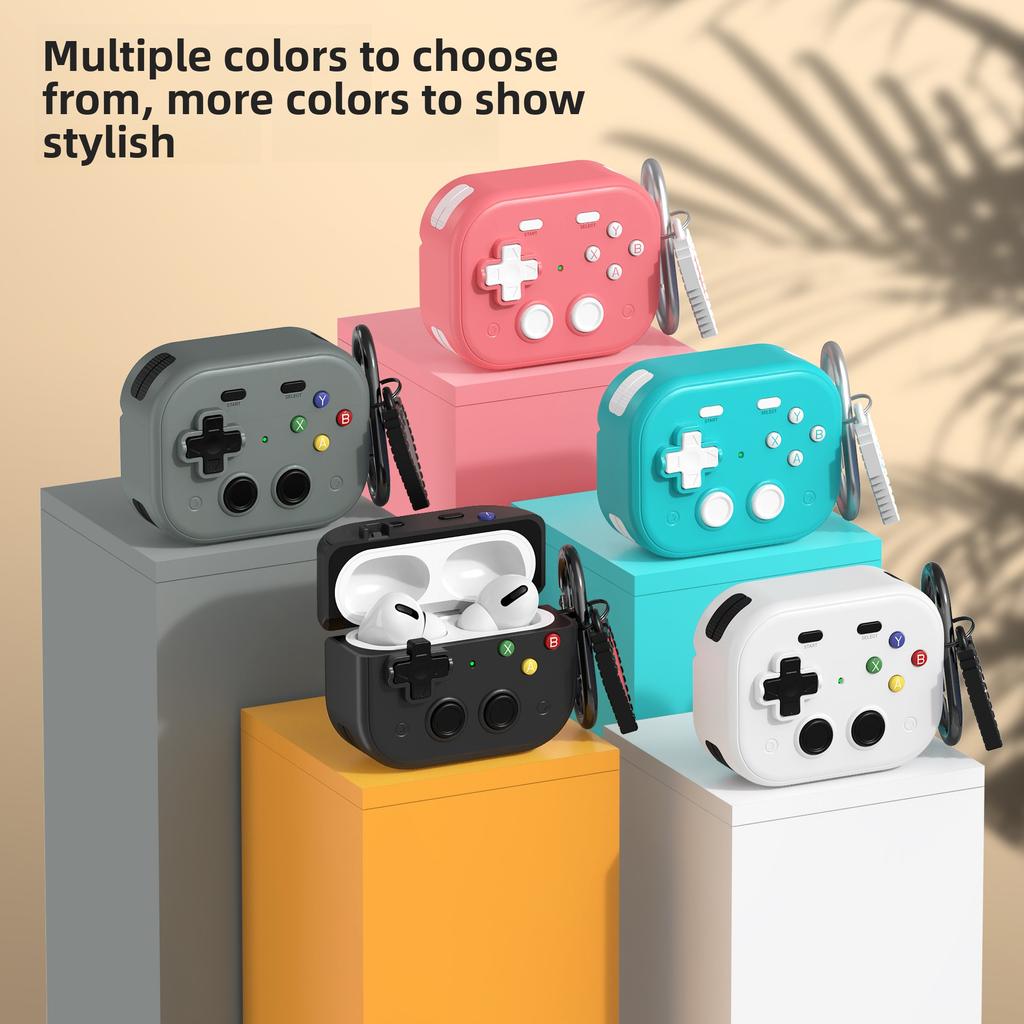 Applicable Airpodspro2 Protective Case Hard Case All-inclusive Apple 4th Generation Earphone Case Airpodspro3 Protective Case