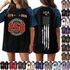 Women's Denim Patchwork Top, Casual Short-sleeved Comfortable T-shirt, Fashionable For Spring And Summer.