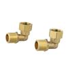 360 Degree Rotatable Brass Fitting 90 Angle Joints Adapter Compatible With Solar Systems Corrosion-resistant Material