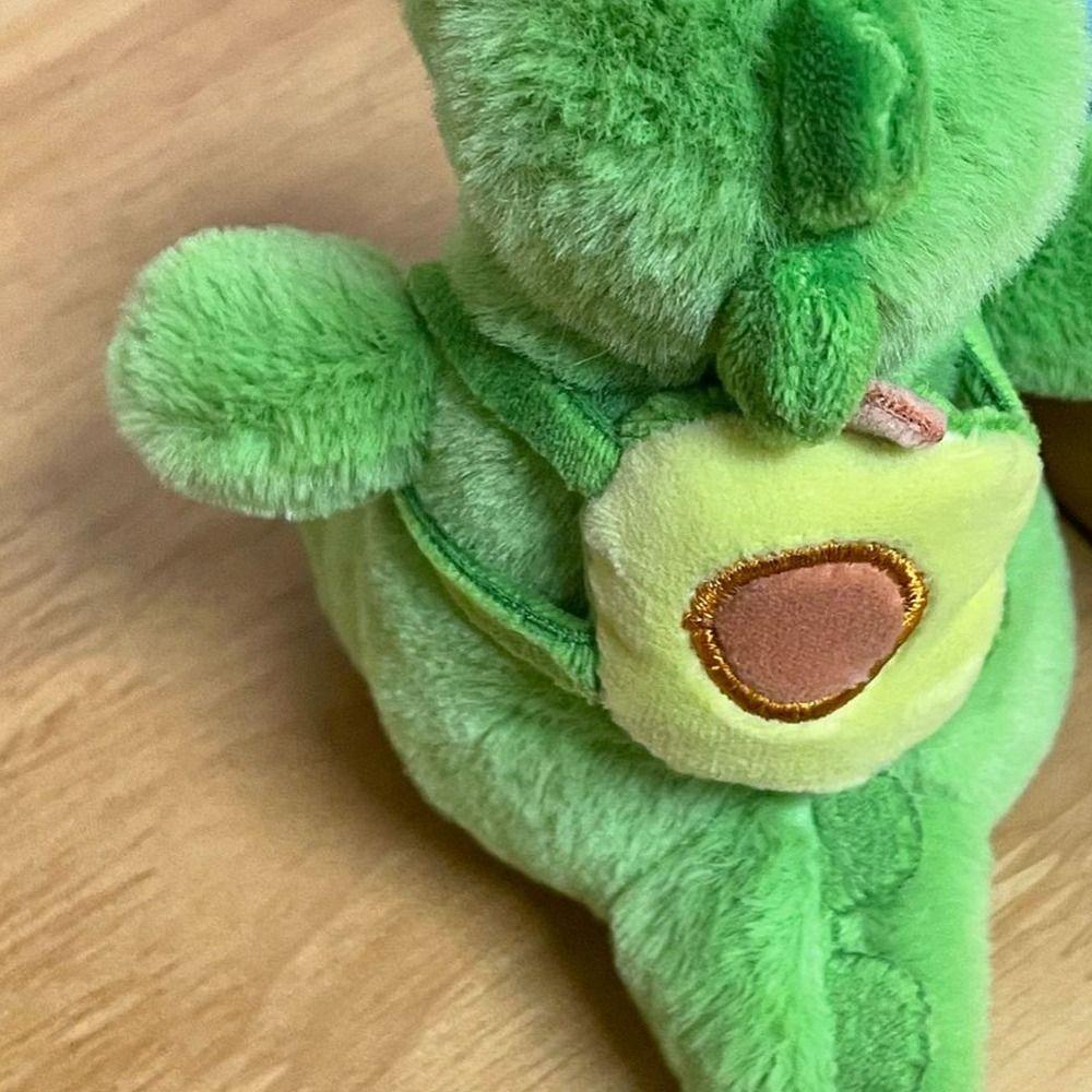 Strawberry Plush Dinosaur Keychain Carrot Dinosaur Plush Pendant  Bag Pendant