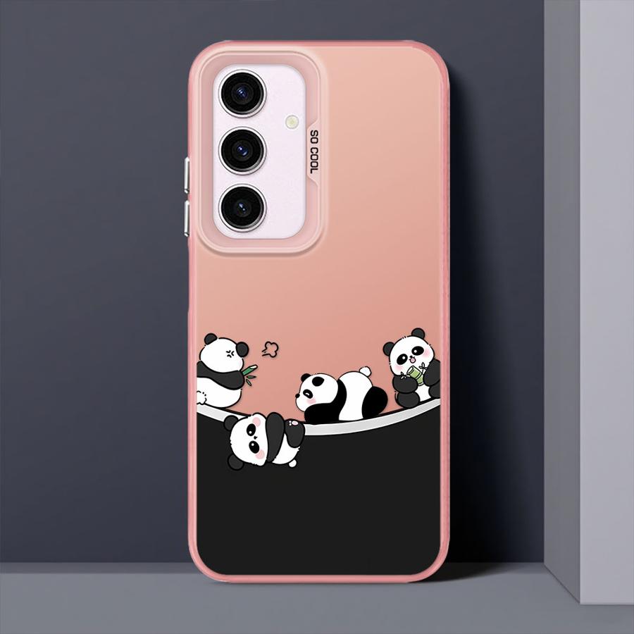 Case for Samsung Galaxy A54 A52 A72 A51 A56 A55 A35 A73 A71 A26 A36 A53 Soft Cover Cute Cartoon Panda
