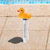 Cartoon Duck Floating Pool Dispenser Thermometer Kit Portable Pools Cleaning for Indoor Outdoor Garden Pools Cleaning