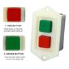 Waterproof Flushing Mount Push Button Switches 380V 5A Start Stop Switches Plastic for Safe Operation In Workshops & Factories
