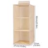 1/3/4/5 Layer Portable Wardrobe Hanging Storage Bag Interlayer Drawer Type Clothes Hangers Holder Hanging Closet Organizer