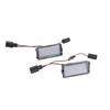for Seat Altea 2005-2009 Arosa Cordoba 6K 6L Leon 1M Toledo 5P Ibiza 6L 2PCS Car License Plate Light Number Plate Lamp Upgrade ik,098