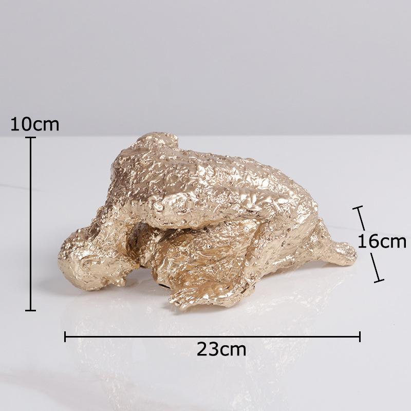 Minimalist Abstract Character Resin Statue Acrylic Display Box Desk Decoration Creative Figures Sculpture Room Aesthetic Decor