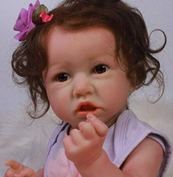 55CM Saskia Silicone Reborn Toddler Doll 55CM