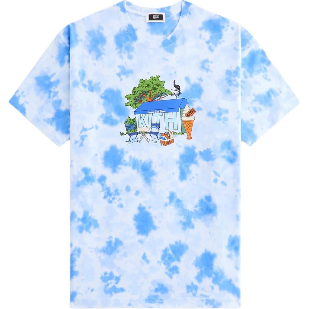 Kith Treats Seaside Destination Tee Ato Unisex Tops Blue KHT030192-5007