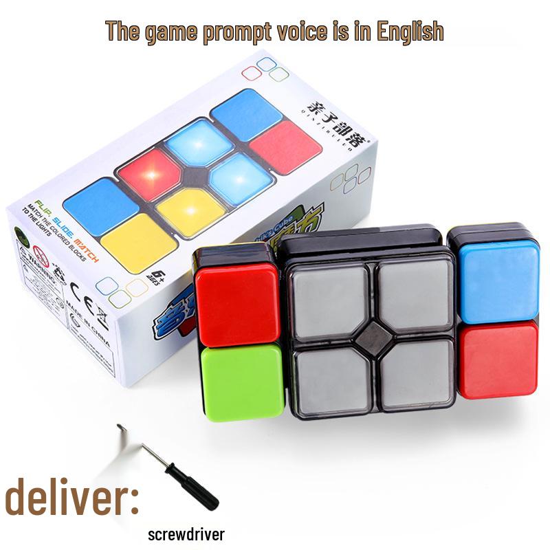 Interactive Music & Light Educational Cube for Children, Ages 3+ | Intelligent Game Toy with Changeable Sounds