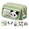 Aesthetic Pencil Case Panda Pencil Case Large Capacity Animal Pencil Case Cute Pencil Pouch Panda Stationery Case With Zipper