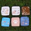 Portable Cross-border Dog Paw Print Treat Bag with Zipper Seal for Outdoor Training