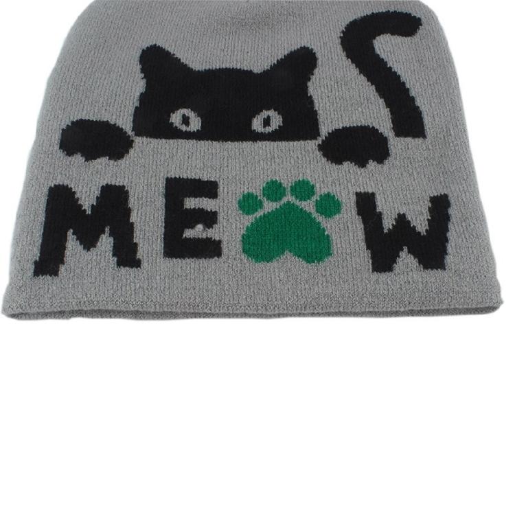 Knit Hat Beanies Pullover Warm Skull Caps Knitted Hat Party Club Accessories