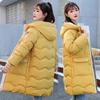 Winter dick gepolsterter Mantel Damen mittellange lose gepolsterte Jacke