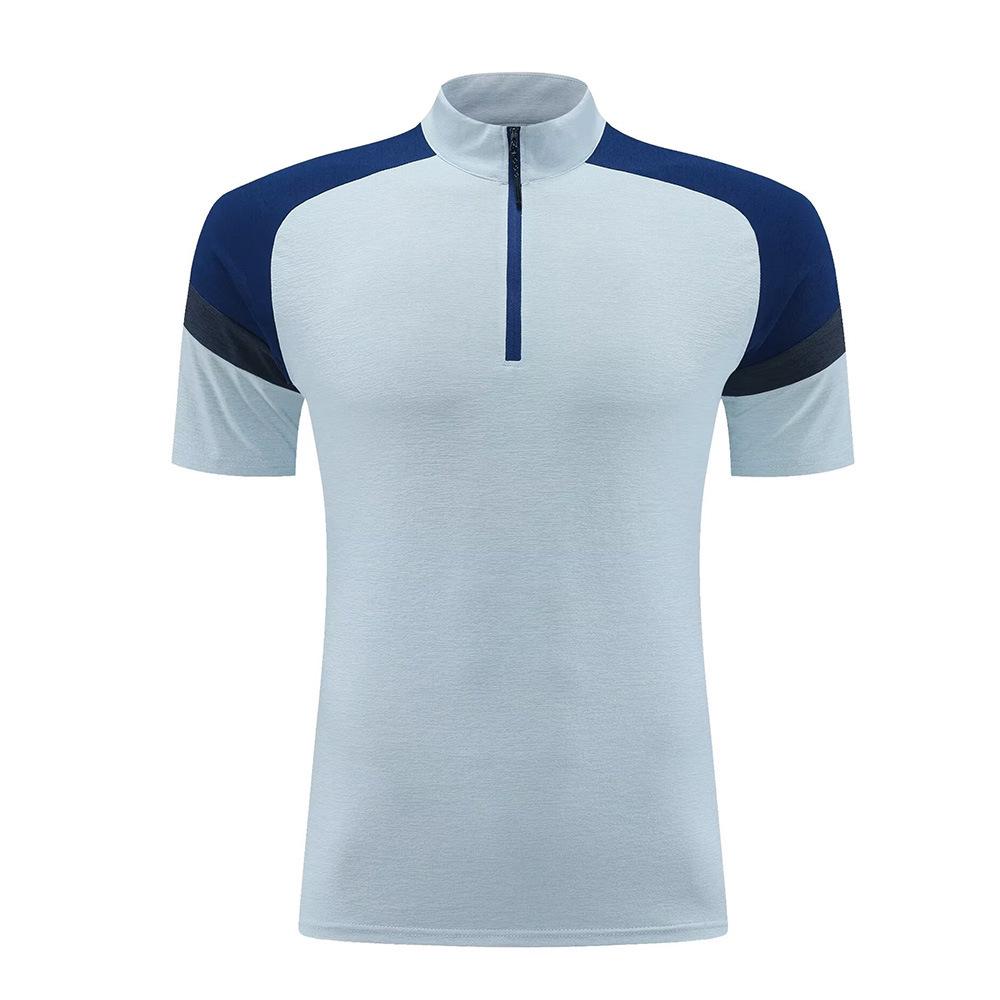 Unisex Quick-Dry Half-Zip Fitness Top for Outdoor Running