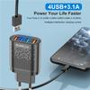 USLION Rýchle nabíjanie 3.0 pre nástennú nabíjačku pre iPhone Rýchle nabíjanie pre Samsung S10 S9 S8 Plug Xiaomi Mi Huawei adaptér nabíjačky mobilného telefónu