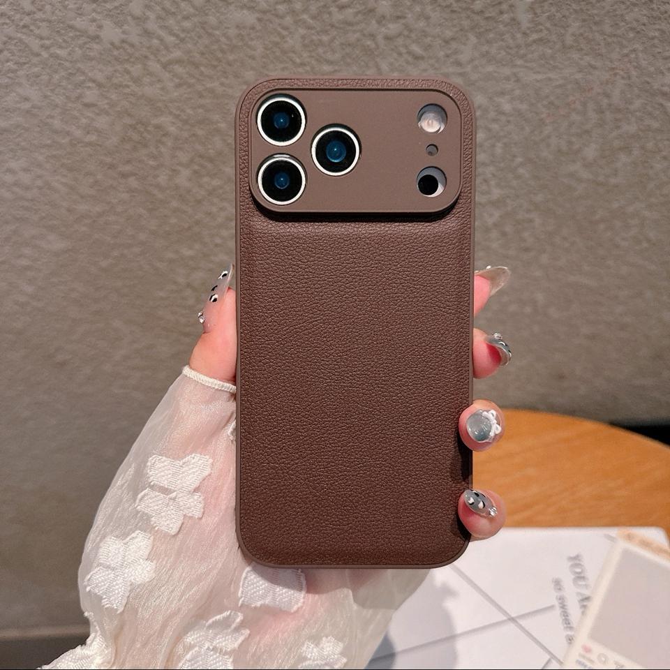 

New Retro Leather Phone Case For iPhone 17 Air 13 11 12 16 17 Pro Max 16E 16 15 14 Plus Shockproof Protector Cover For iPhone 12Pro