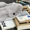 1 Pcs Cute Plush Shark Pencil Case Student Stationery Cute Plush Shark Organizer Pencil Pouch Stationery School Supplies