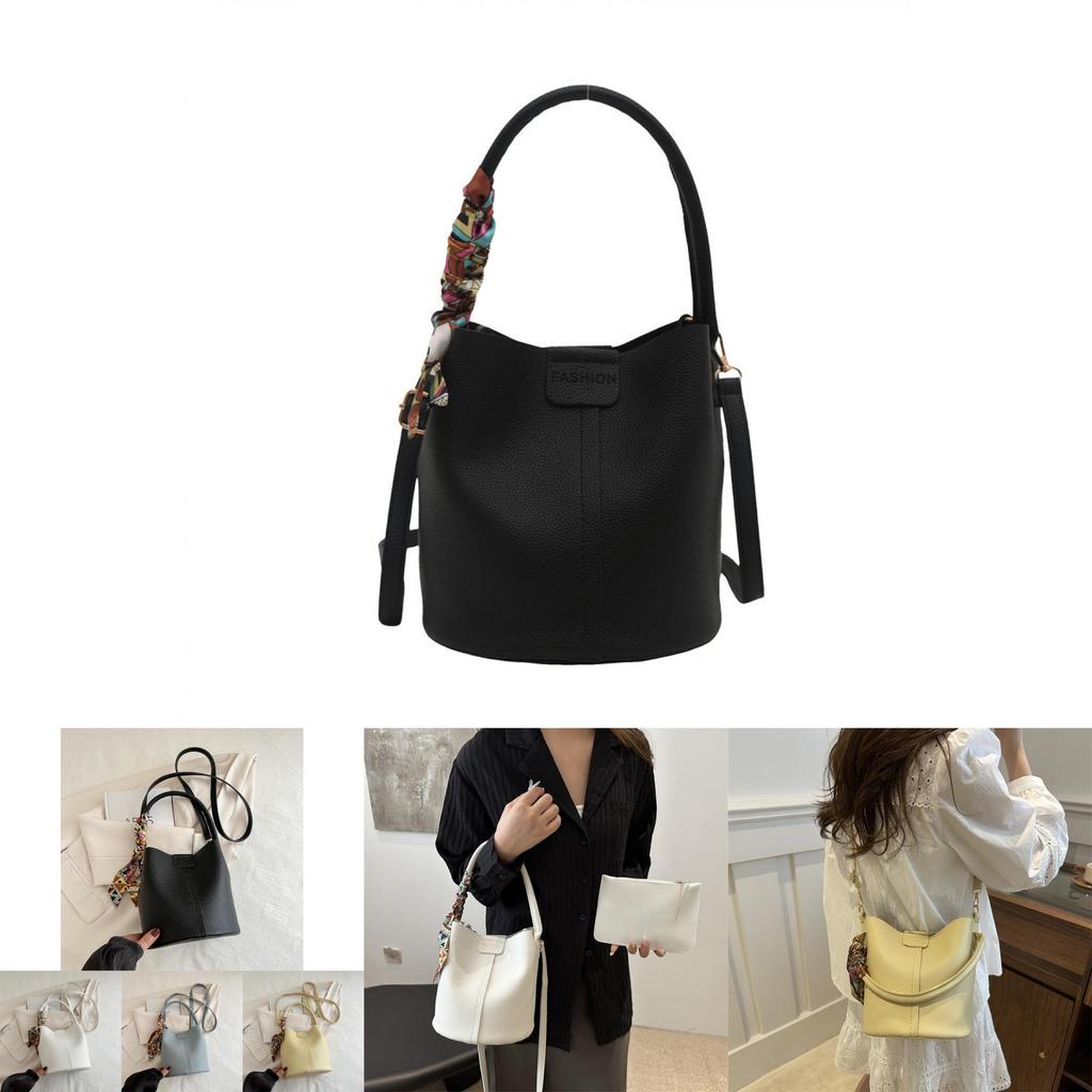 Trendy Summer Fashion Handbag 2024 Stylish French Fresh Single Shoulder Bucket Bag