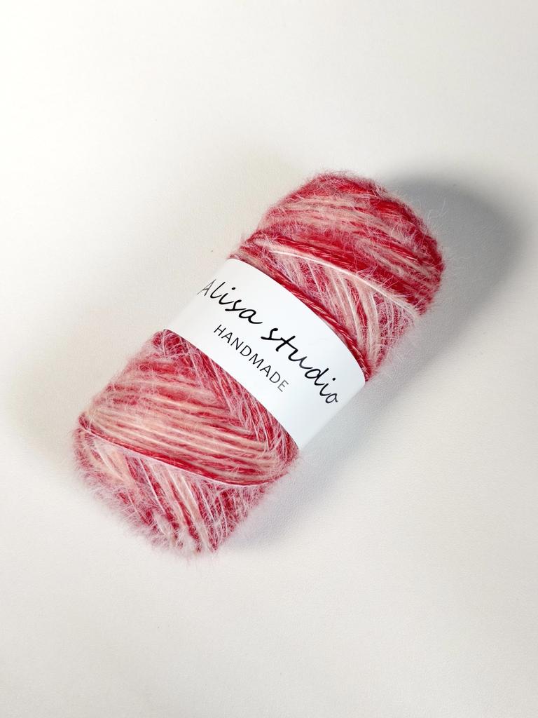 150g/roll Multi-color Spray Wool Yarn Feather Long Mink Wool Blended Yarn Handmade DIY Knitted Scarf Bag Weaving Thread