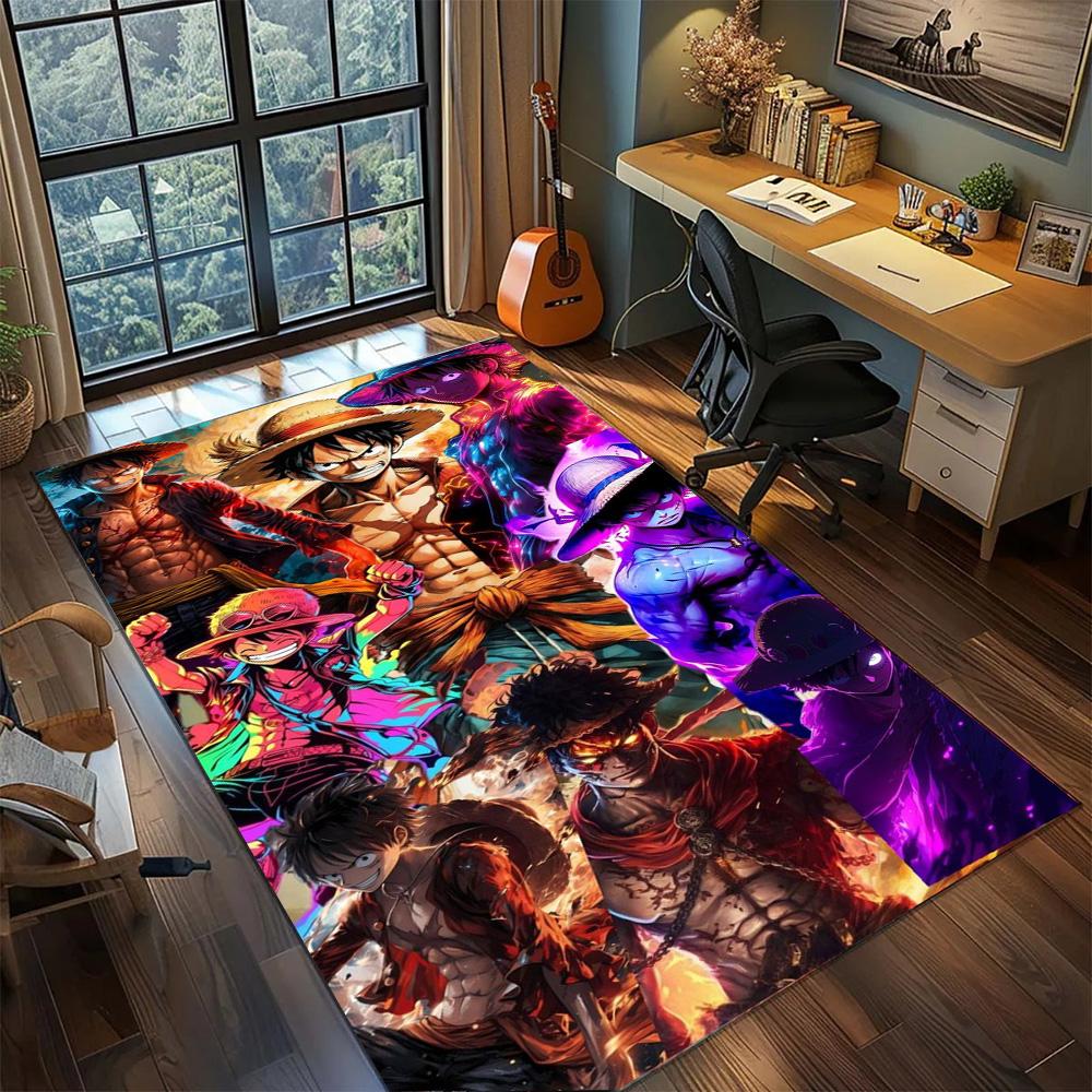 Anti-Slip One Piece Floor Mat Carpet Washable Large Area Rug for Gamer Room Bedroom Home Decor