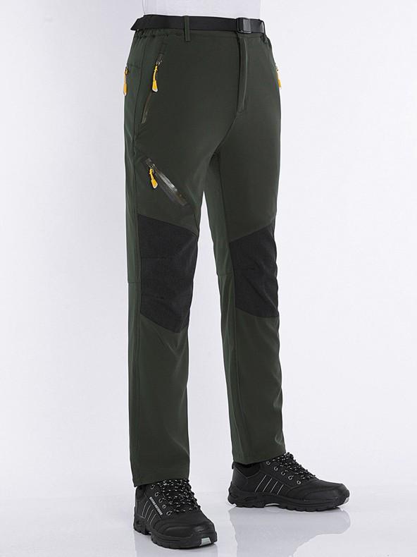 Men's Outdoor Shell Pants: Windproof & Waterproof, Single Layer, Ideal for Hiking & Mountaineering In Spring, Autumn, Winter.