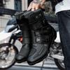 Motorcycle Boots Men Motorcycle Riding Shoes Ankle Shoes Gear Shifting Pads Ultrafine Fiber Upper Motorcyclist Boots Size 37-47