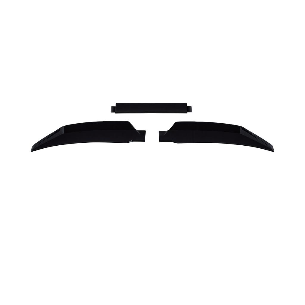 Auto Heckspoiler 115cm 3-teiliges Design Glänzend Schwarz Heckfenster Oberseite Dachspoiler Flügel